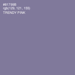 #81799B - Trendy Pink Color Image